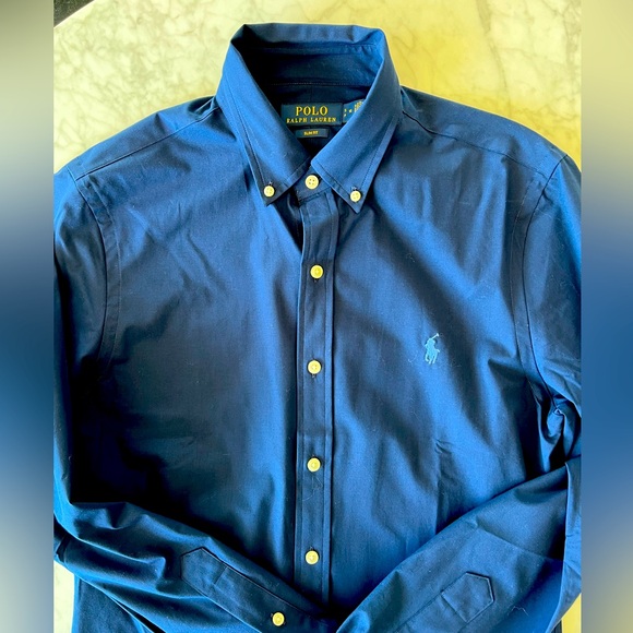 POLO RALPH LAUREN slim fit button down shirt - Picture 1 of 7